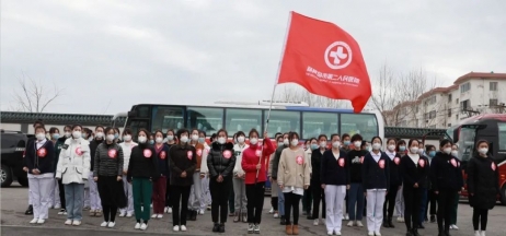 春暖花開，英雄歸來！葫蘆島市第二人民醫(yī)院支援綏中醫(yī)療隊凱旋而歸~